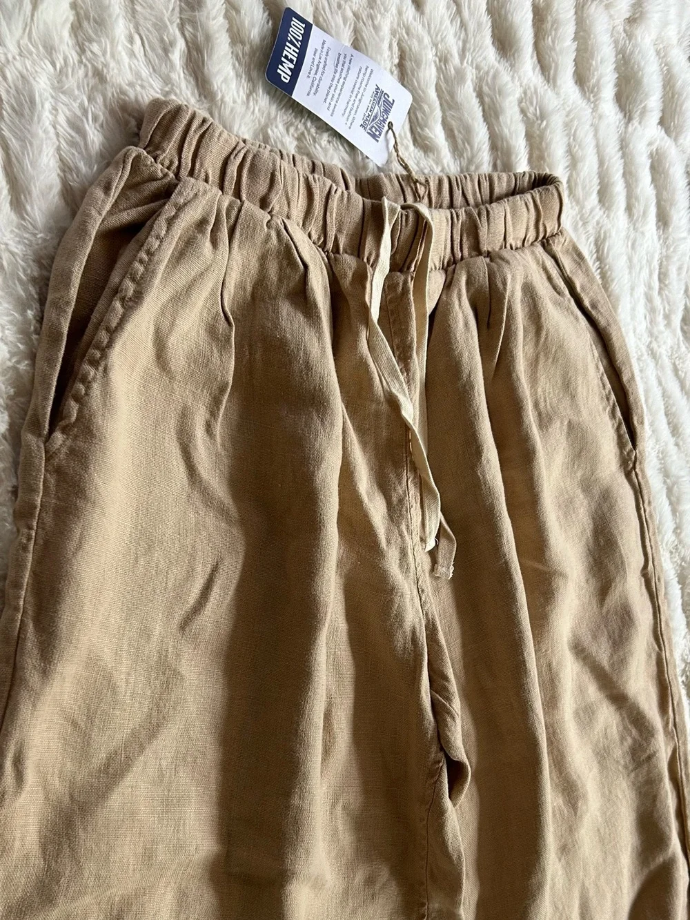 NWT Jungmaven 100% Hemp Cambria Pant in Oat Milk - Picture 10 of 14